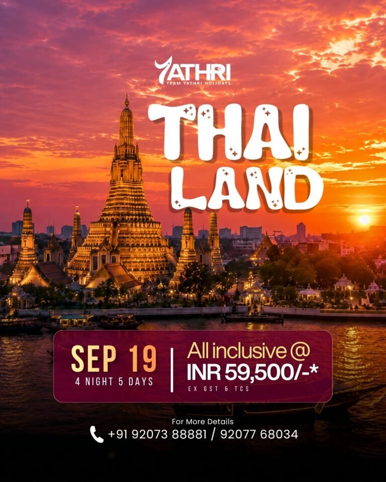 19 Sep Thailand Tour